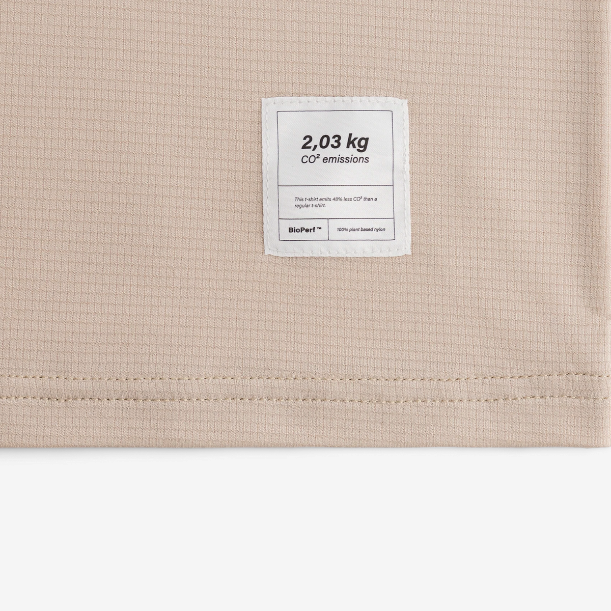 ACT™ / BioPerf - T-shirt (Taupe) タグ